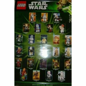 POSTER PUBBLICITARIO 2013 MINIFIGURINE GALLERY LEGO STAR WARS (N.1 DI 2)
