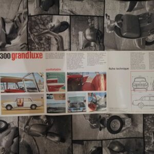 BROCHURE SIMCA 1300 GL 1963 FRENCH EDITION COME DA FOTO