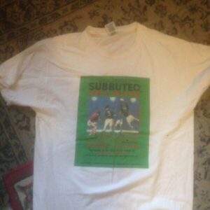 T-SHIRT SUBBUTEO VINTAGE ANNI 2000 FRUIT OF THE LOOM COME FOTO
