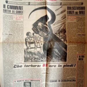GIORNALE BRANCALEONE LA VOCE D'ITALIA SETTIMANALE ANNO IV NUMERO 5-6 1949