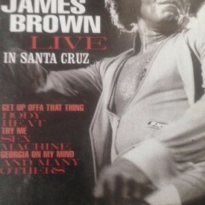 DVD JAMES BROWN LIVE IN SANTA CRUZ 2007 IMMORTAL PROD.